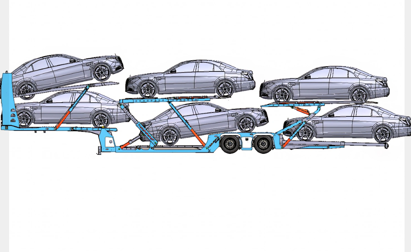 Two-axle car carrier gallery view 2