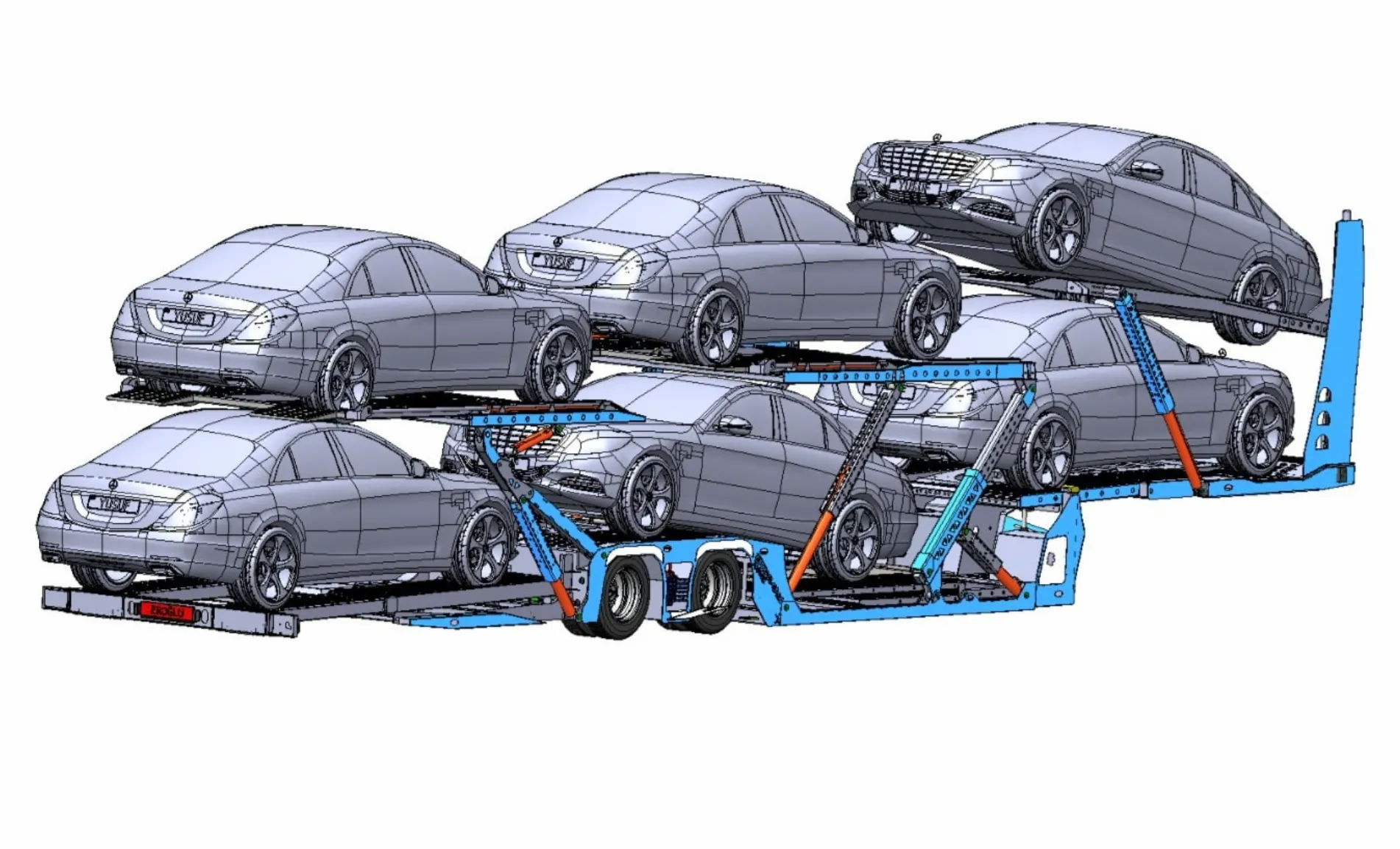 Two-axle car carrier gallery view 3