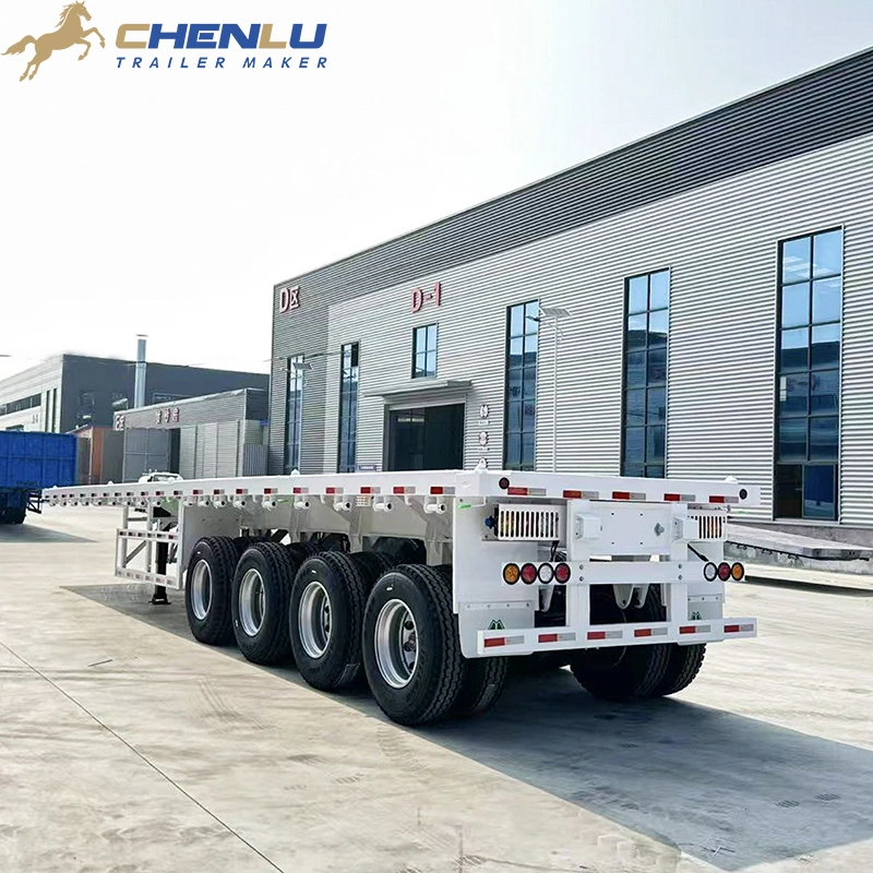CHENLU skeleton, flatbed and fence trailers for container and cargo transport