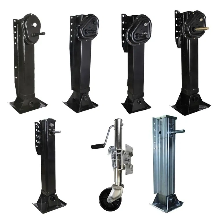 Trailer suspension support leg