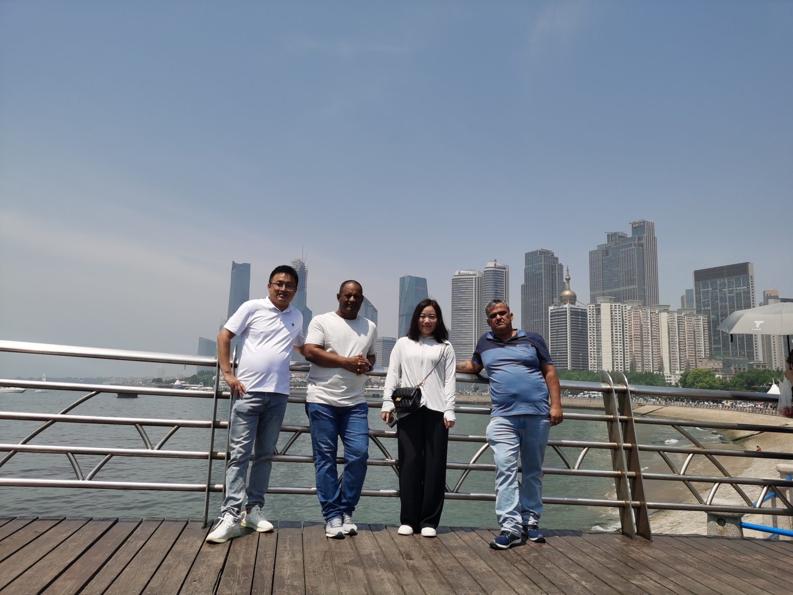 Brazilian business partner visiting Chenlu