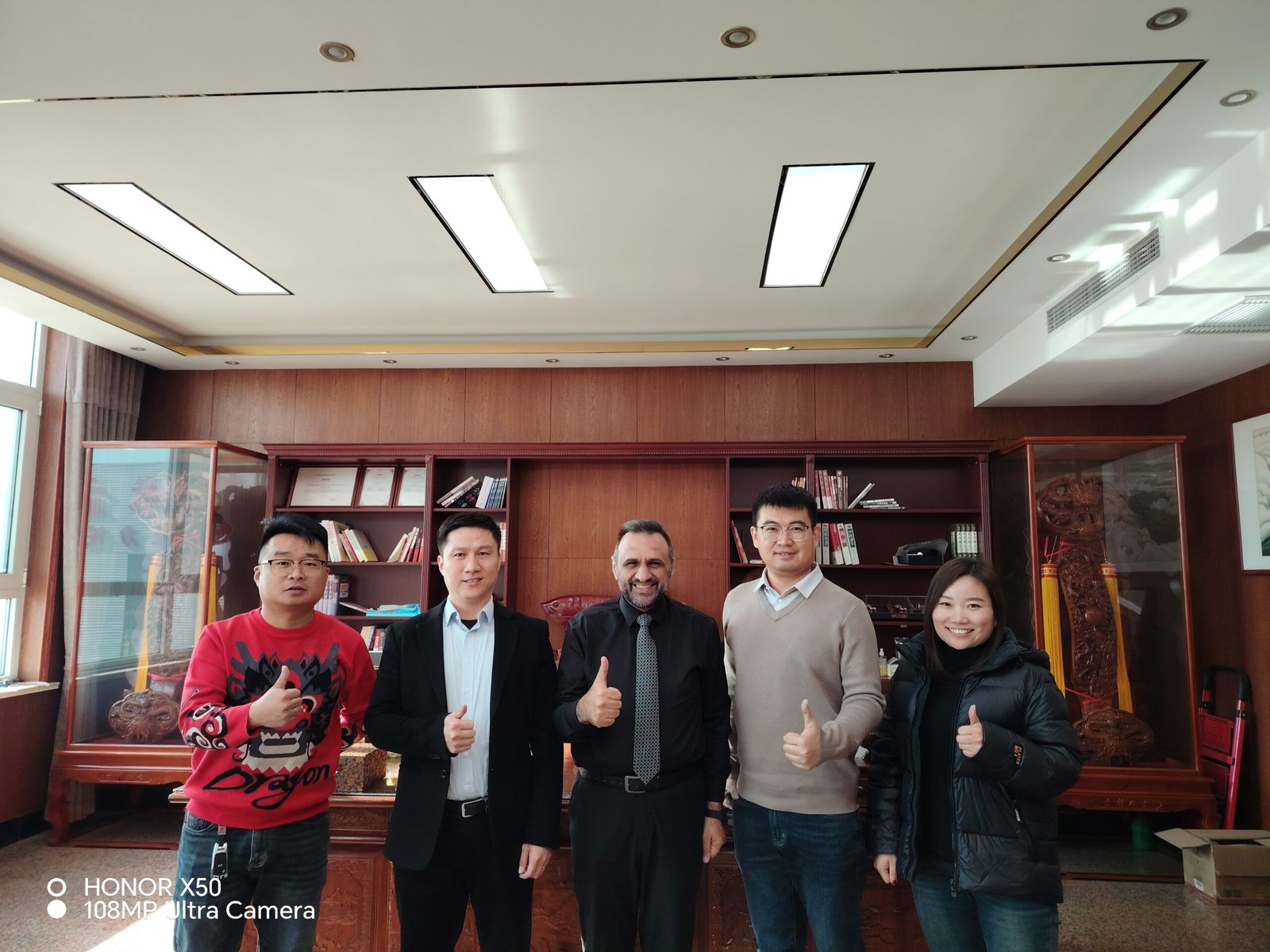Customer group visiting CHENLU