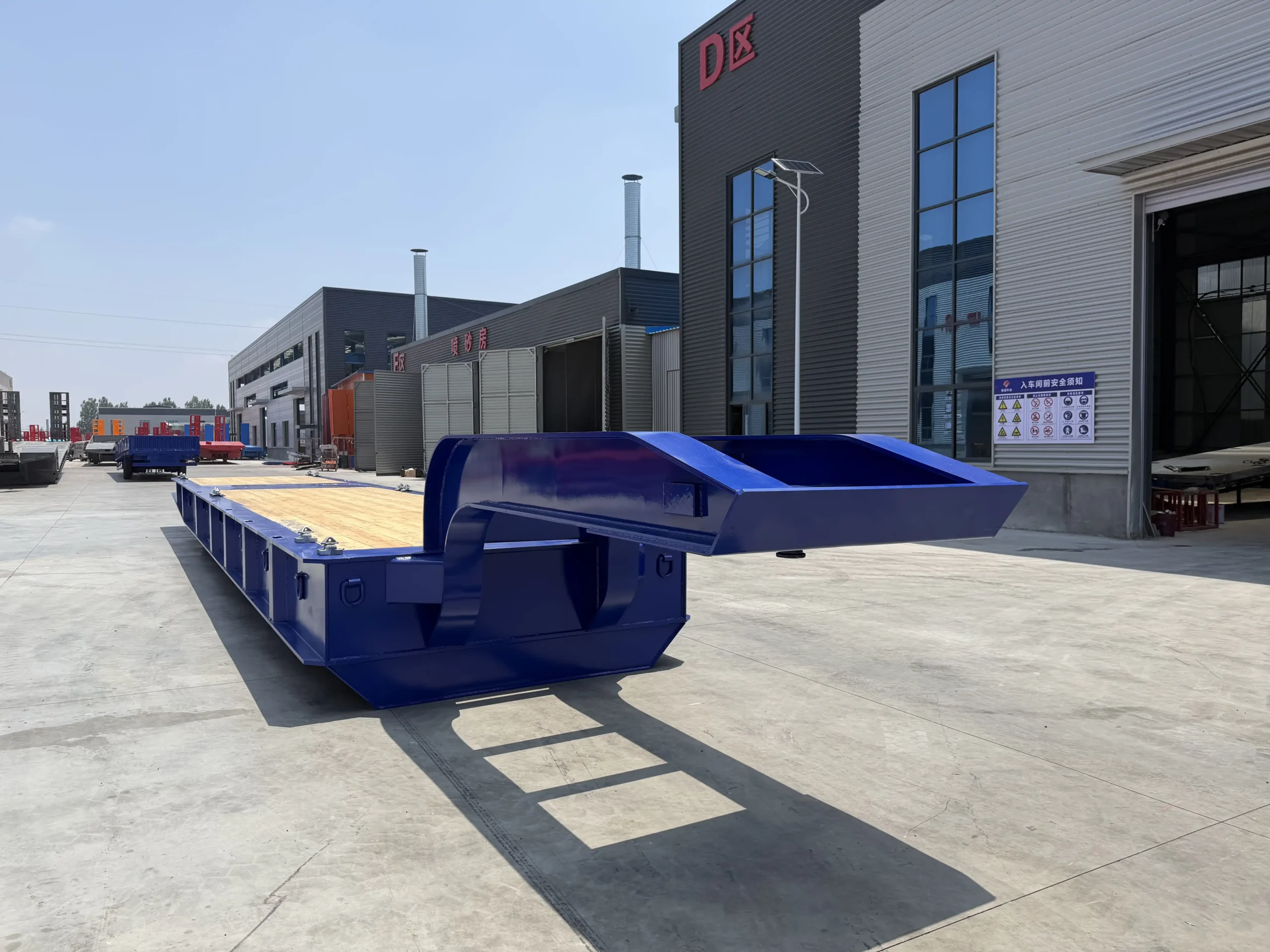 Lowbed timber deck inserts and tie-down points