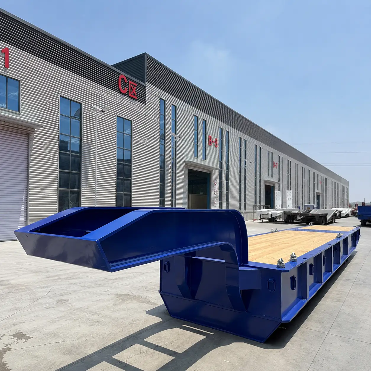 Hydraulic folding gooseneck structure