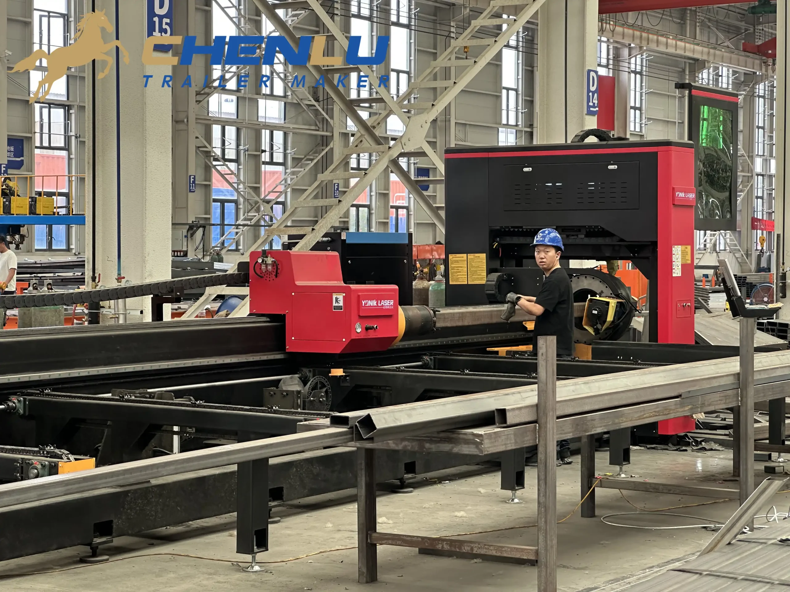 Semi-trailer manufacturing environment at CHENLU