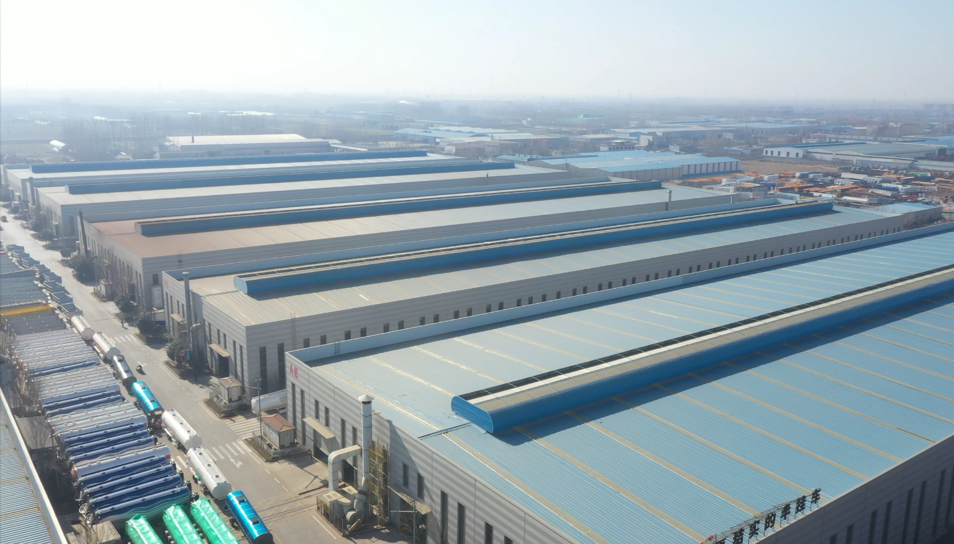 CHENLU trailer factory workshop view