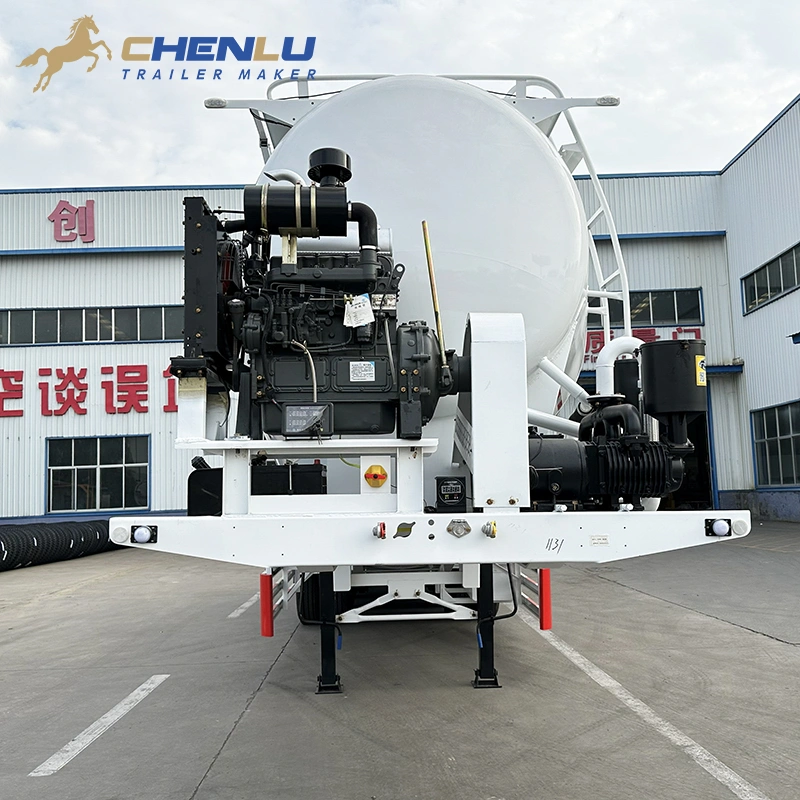 Front-mounted power unit and compressor
