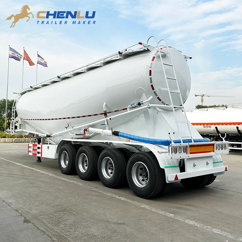65 m³ 4 Axle Cement Tanker Trailer for Senegal