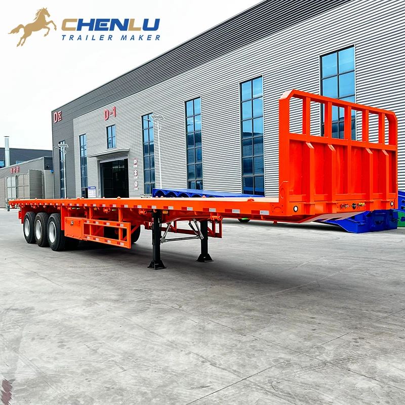 3 Axle Flatbed Trailer for Containers and General Cargo