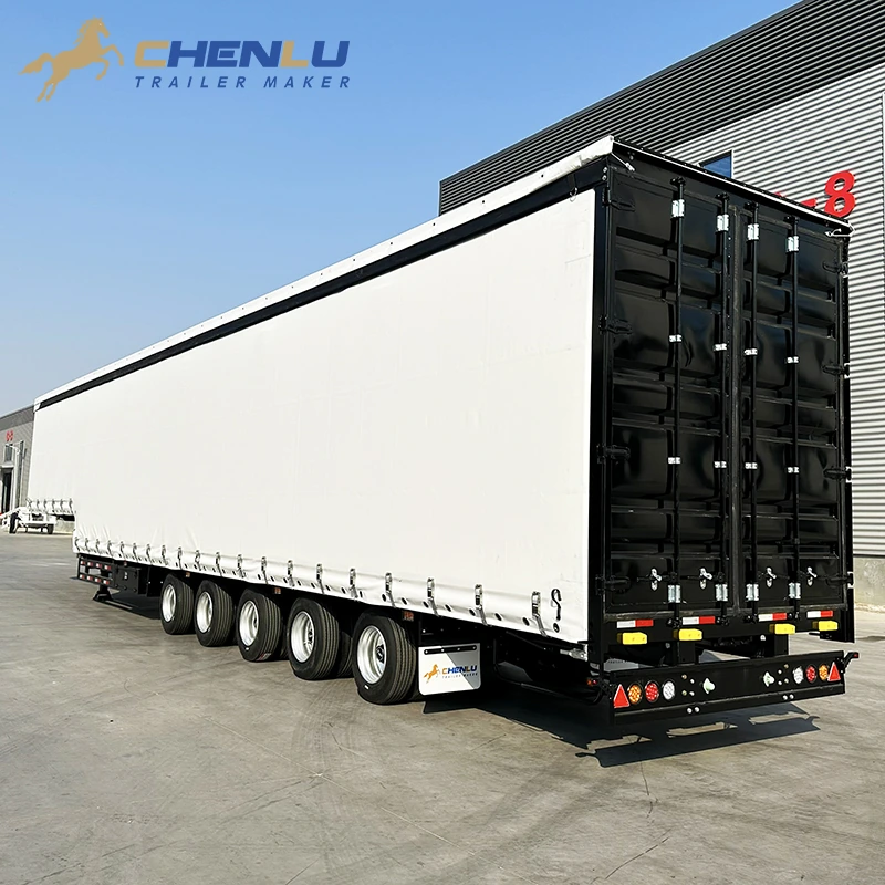 16.5 m Five-Axle Curtainsider Semi-Trailer